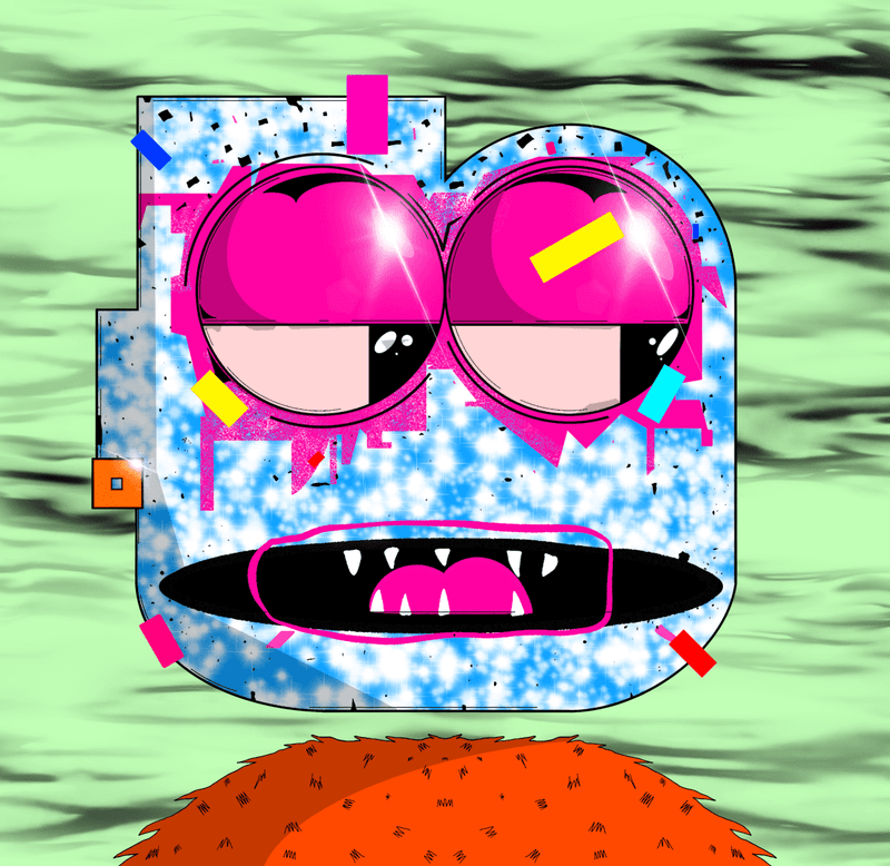 NFT Toad Neige Pixelisee