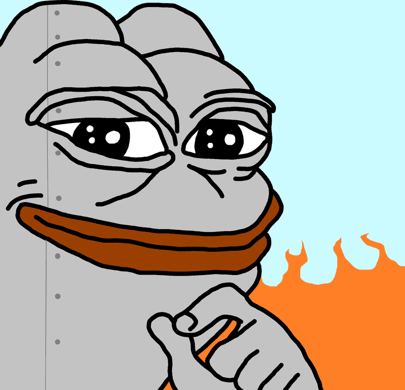 Apu Pepe sur Fond de Flammes